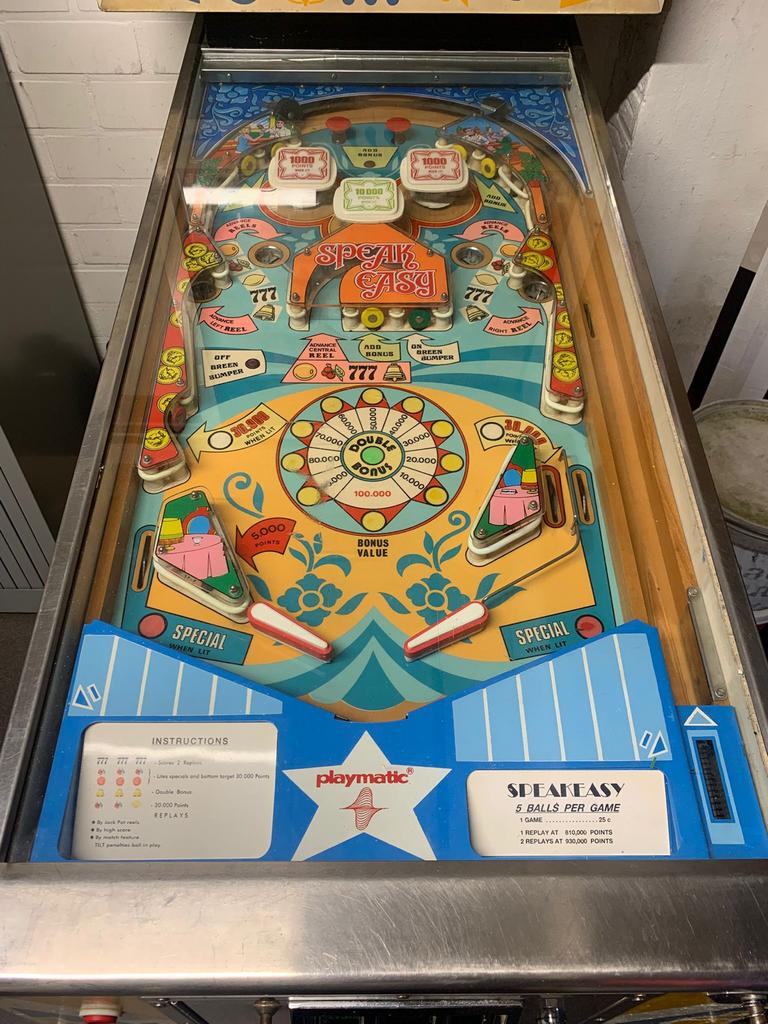 Playmatic Speakeasy flipperkast, Gebruikt, Elektronisch, Flipperkast, Ophalen