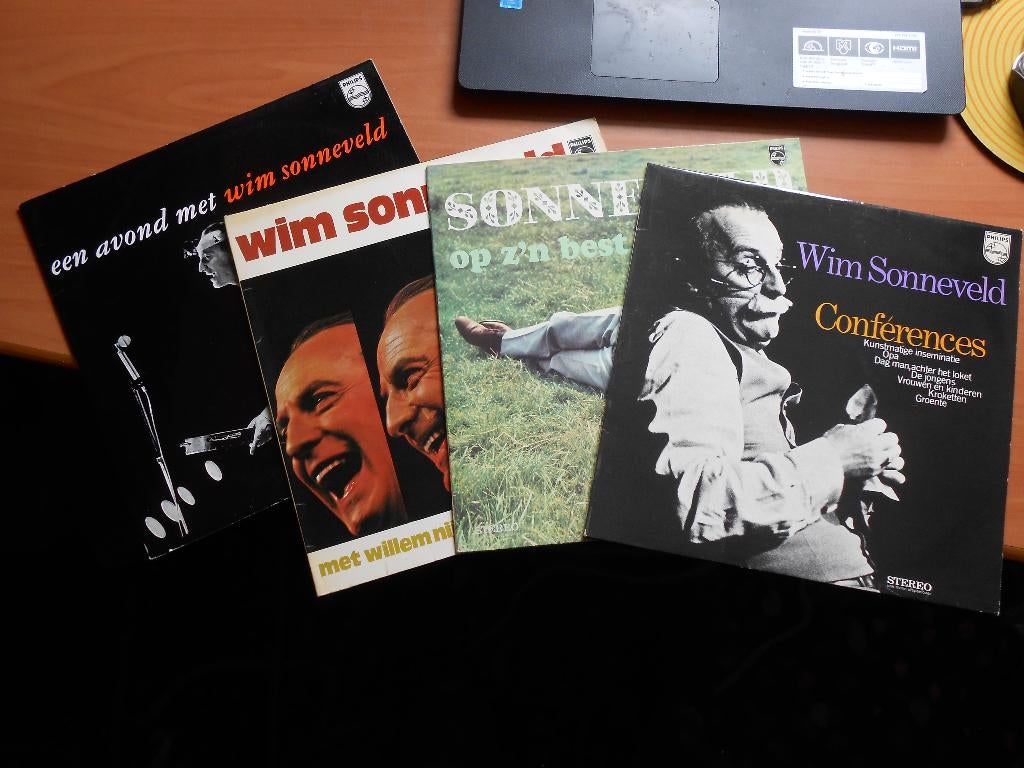 4 LP's Wim Sonneveld met conferences en liedjes, Ophalen of Verzenden, Gebruikt, 12 inch, Overige genres