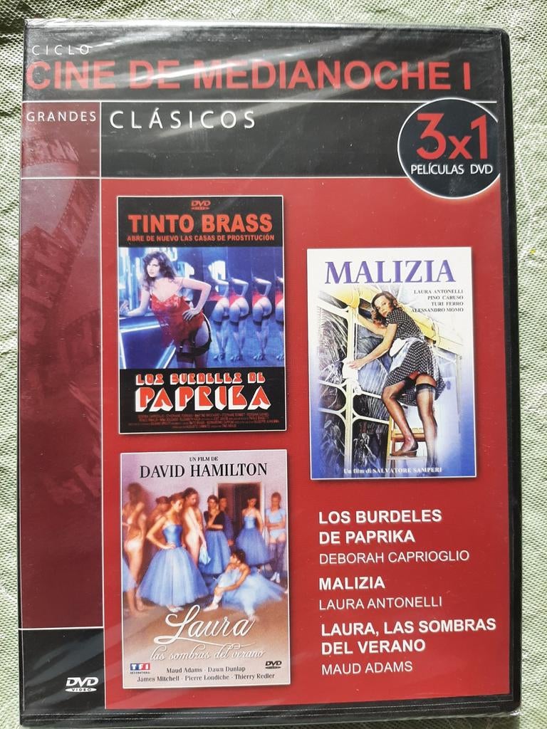 DVD Boxset: Ciclo Cine de Medianoche I - 3 Klassieke Films, Vanaf 16 jaar, Ophalen of Verzenden, Nieuw in verpakking, Boxset