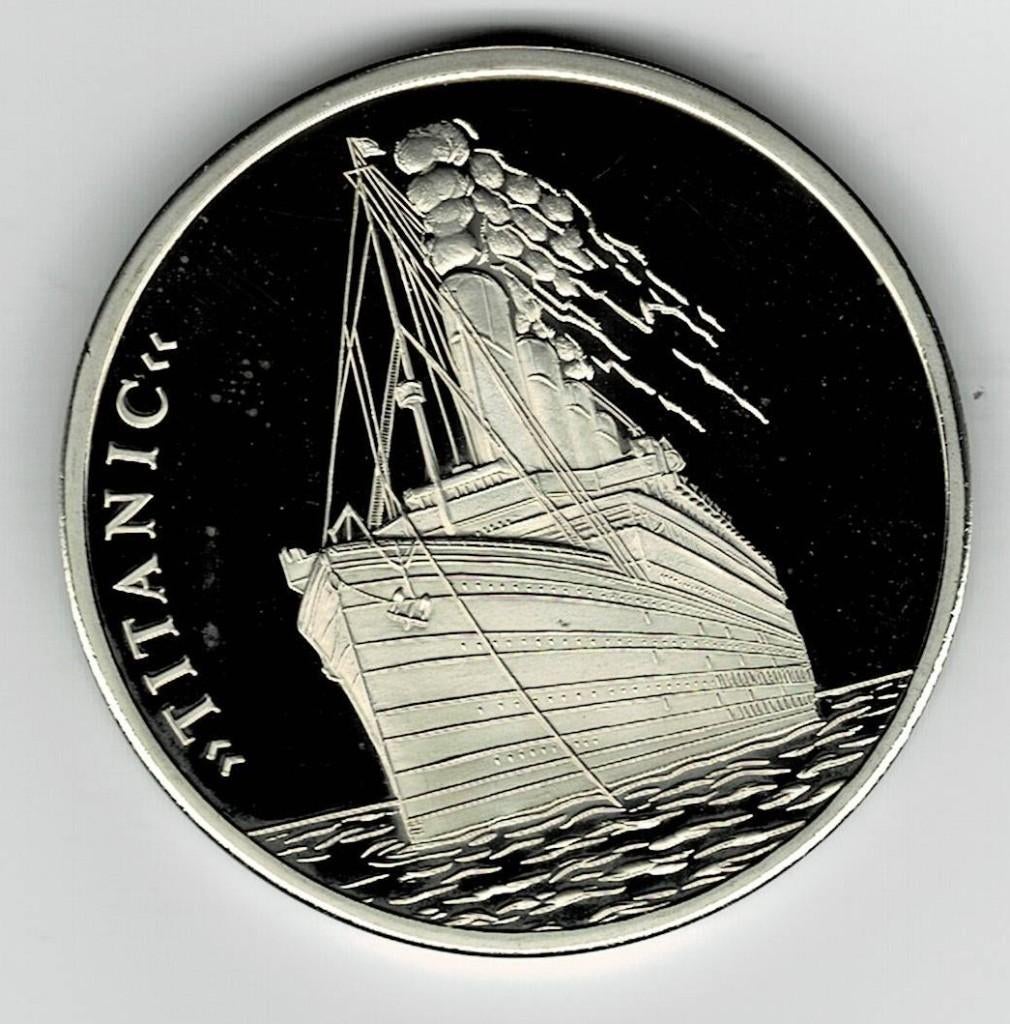 Titanic herdenkingsmunt, Verzenden, Overige materialen, Buitenland