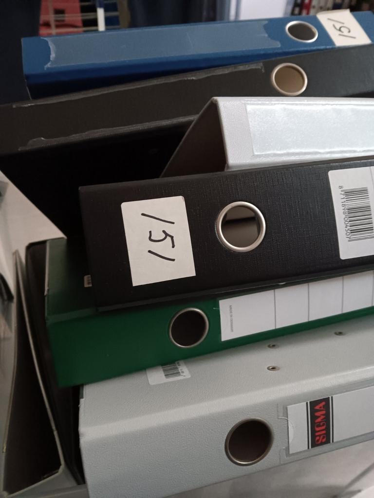 17 mappen 2rings, 1x 4rings gratis, Diversen, Ophalen, Nieuw