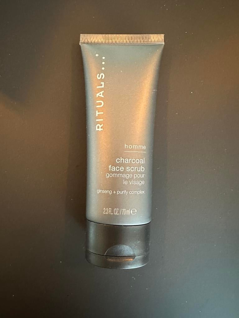 Nieuw - Rituals charcoal face scrub 70 ml., Ophalen of Verzenden, Nieuw, Gehele gezicht, Reiniging