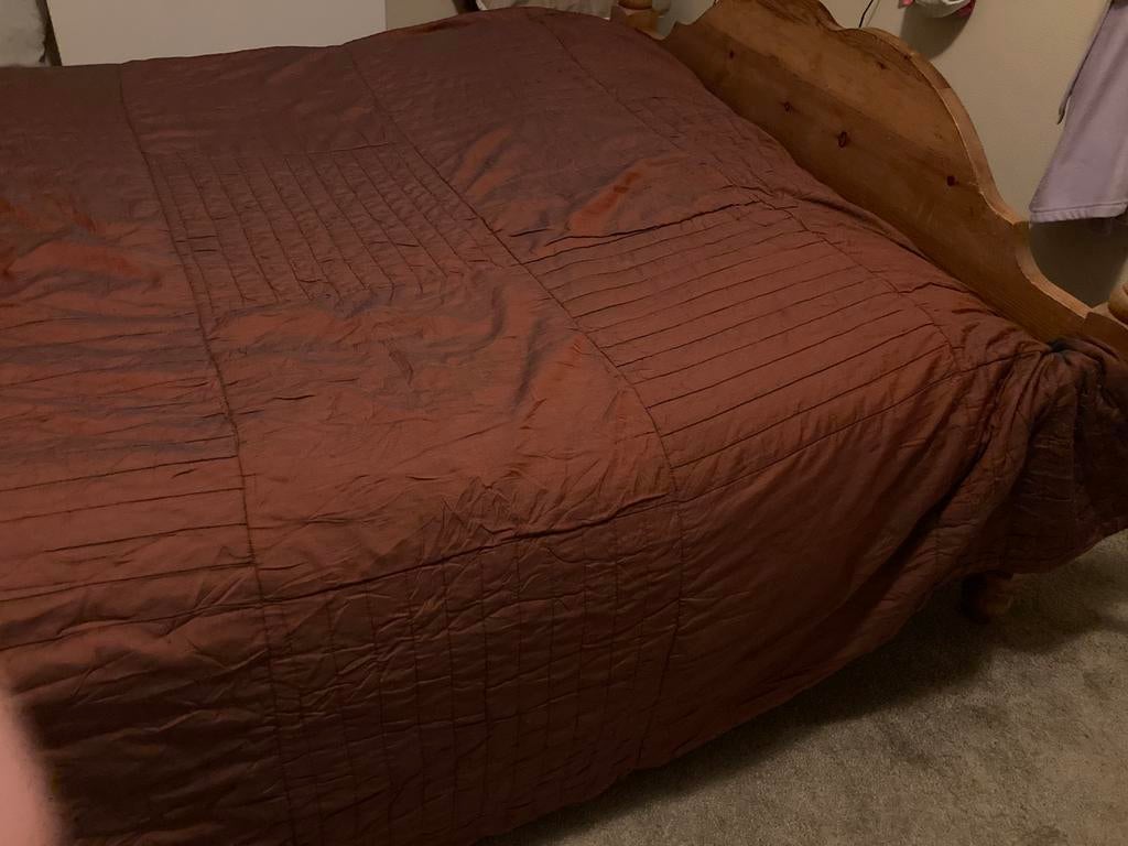 gewatteerde grote nieuwe deken 230 x 240 cm, Ophalen of Verzenden, Zo goed als nieuw