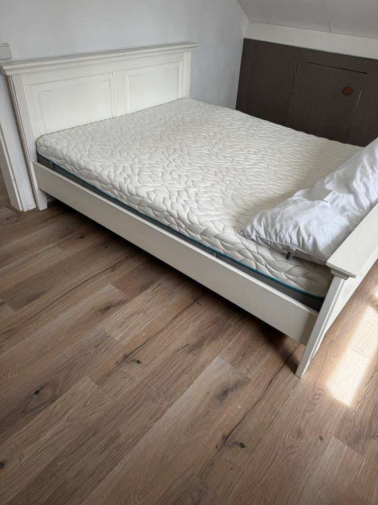 2-persoons bed incl electrische bodems, Huis en Inrichting, Slaapkamer | Bedden, Ophalen, Gebruikt, Tweepersoons, 160 cm