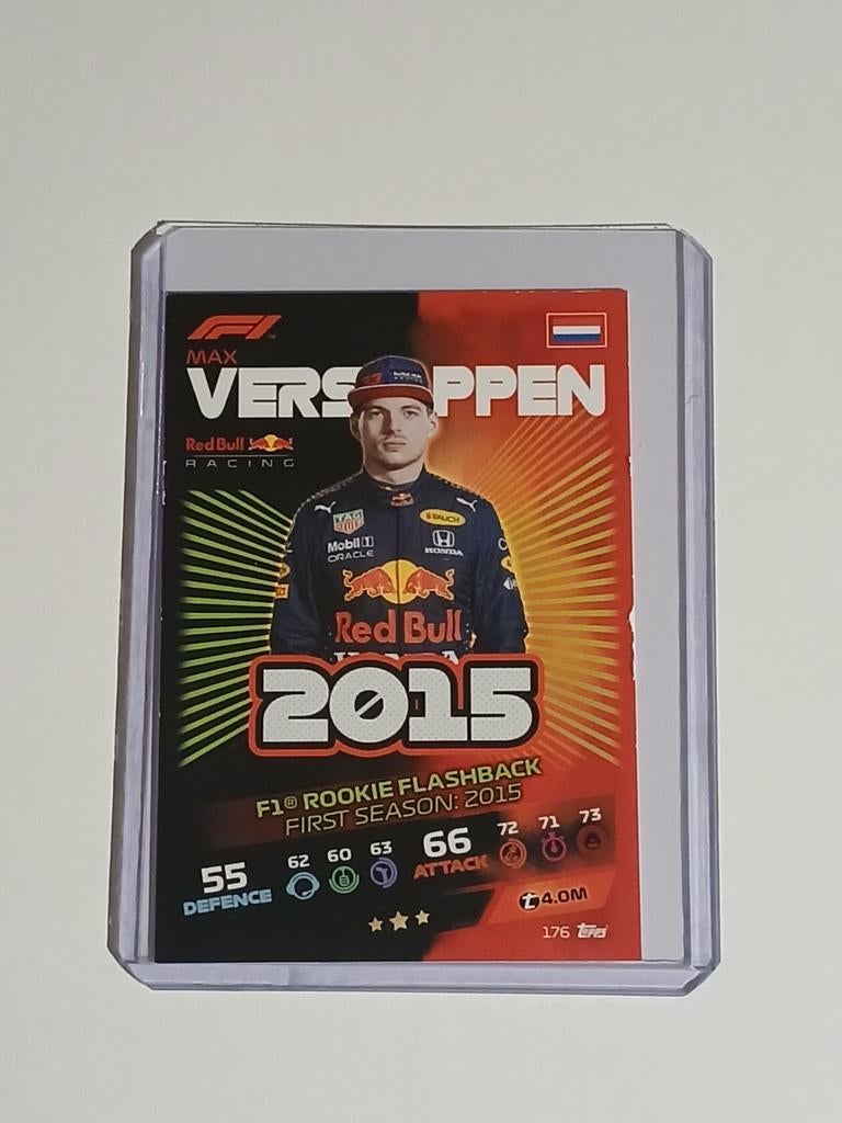Max Verstappen Topps Turbo Attax 2021 Rookie Flashback, Ophalen of Verzenden, Formule 1