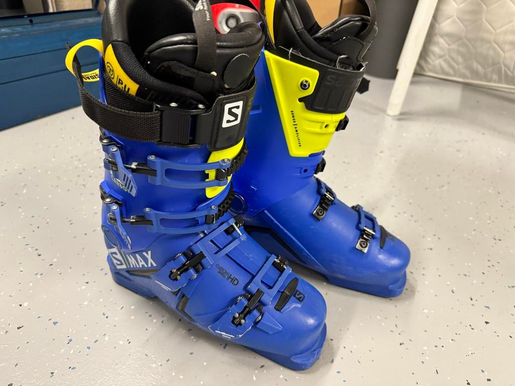 Salomon S/MAX 130 Carbon skischoenen, Sport en Fitness, Skiën en Langlaufen, Ophalen, 160 tot 180 cm, Gebruikt, Schoenen