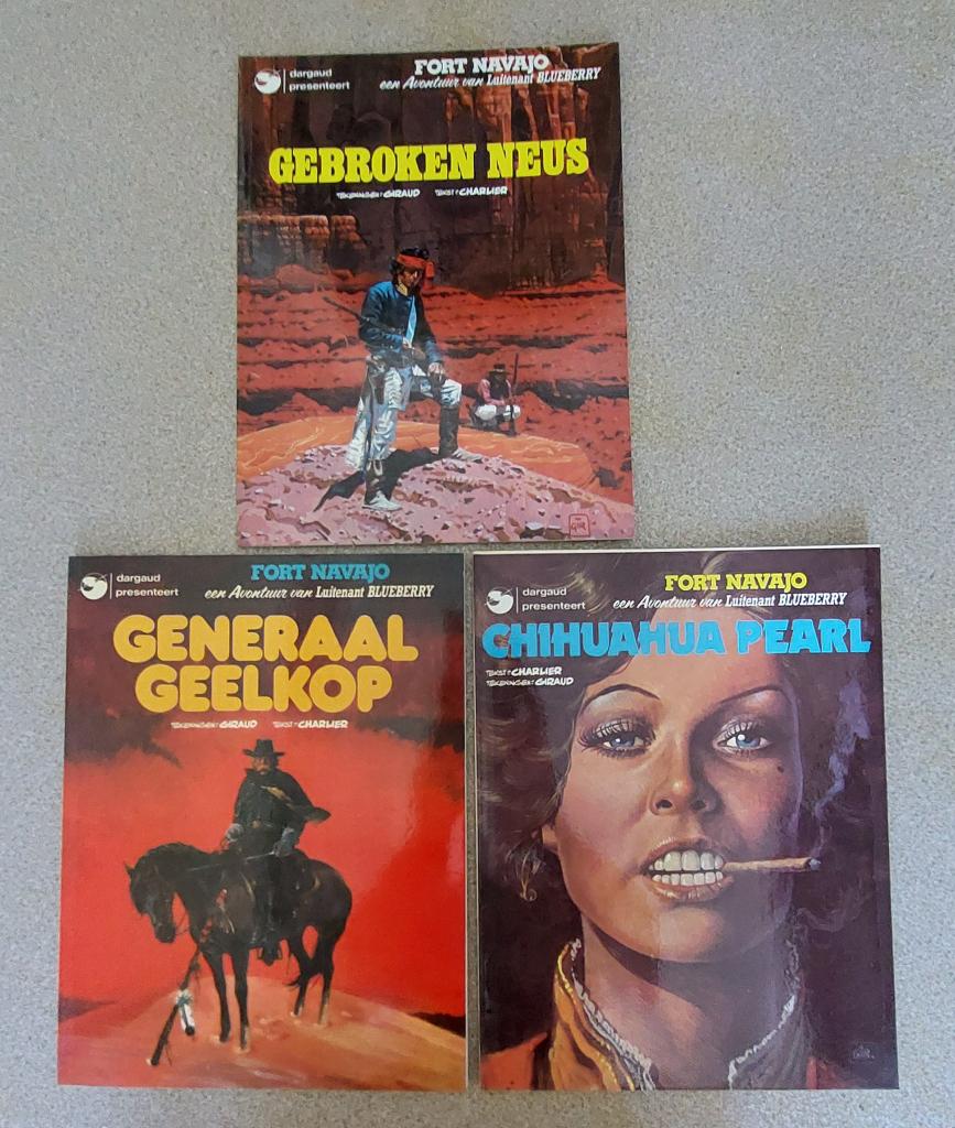 Blueberry Stripboeken 3x, Meerdere stripboeken, Ophalen of Verzenden, Gelezen