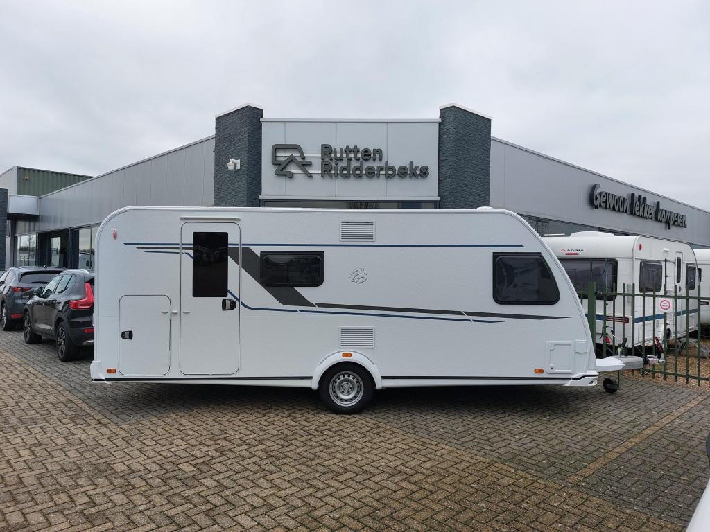 Knaus Sudwind 540 FDK, Caravans en Kamperen, Caravans, Overige typen, Bedrijf, Treinzit, 6 tot 7 meter
