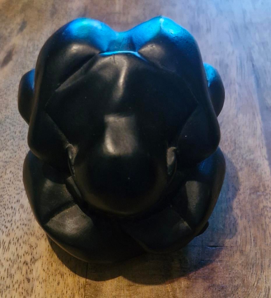 Massieve Yogiman als nieuw, Ophalen of Verzenden, Zo goed als nieuw, Steen, Aardewerk of Keramiek, Object of Gebouw