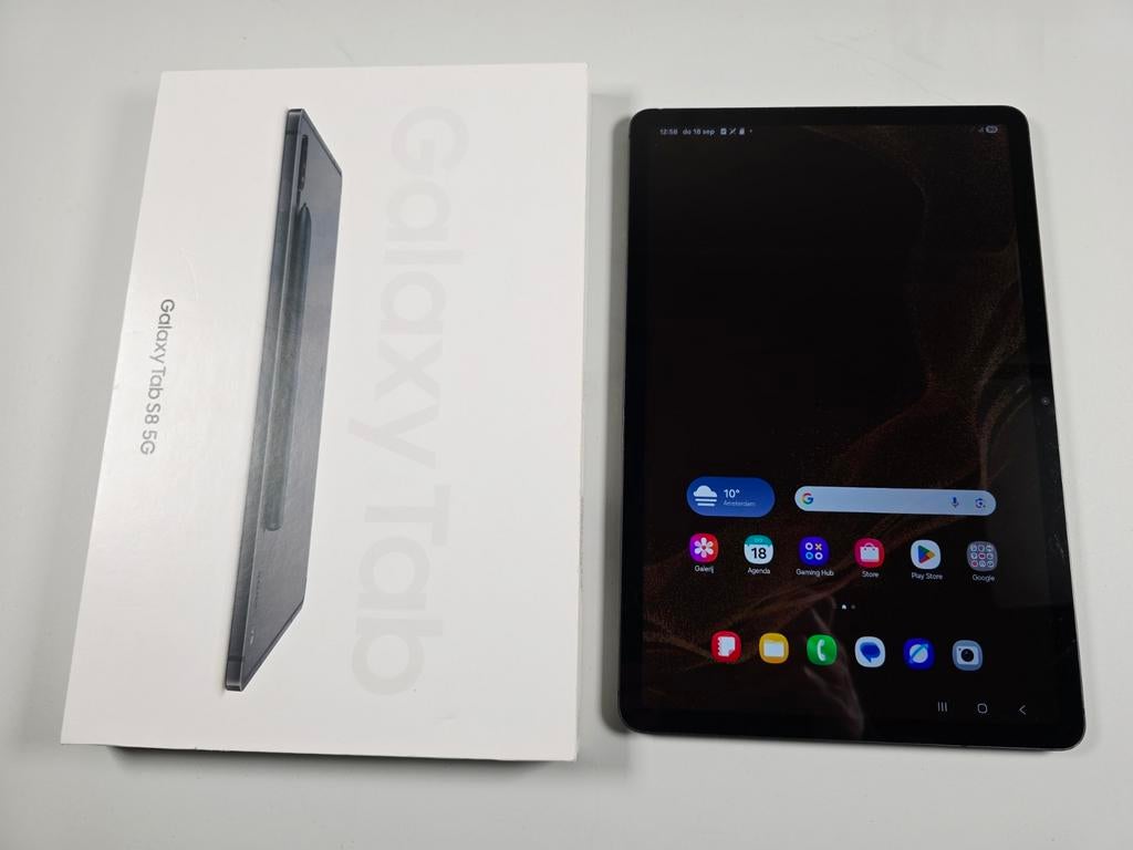 Samsung Galaxy Tab S8 5G – Graphite – 128GB – B-Grade, Gebruikt, 11 inch, Galaxy Tab S8 5G (SM-X706B), Ophalen of Verzenden