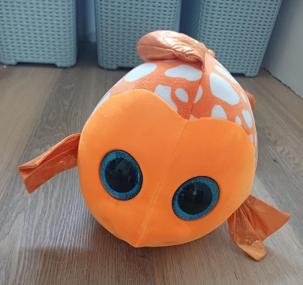 Ty Beanie Boo XL, 42cm, vis, zeer nette staat!!!, Kinderen en Baby's, Speelgoed | Knuffels en Pluche, Ophalen of Verzenden, Zo goed als nieuw