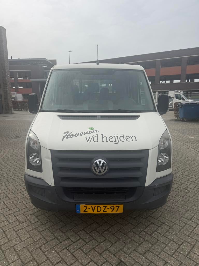 Volkswagen crafter pick up 2009, Auto's, Volkswagen, 7 stoelen, Wit, Origineel Nederlands