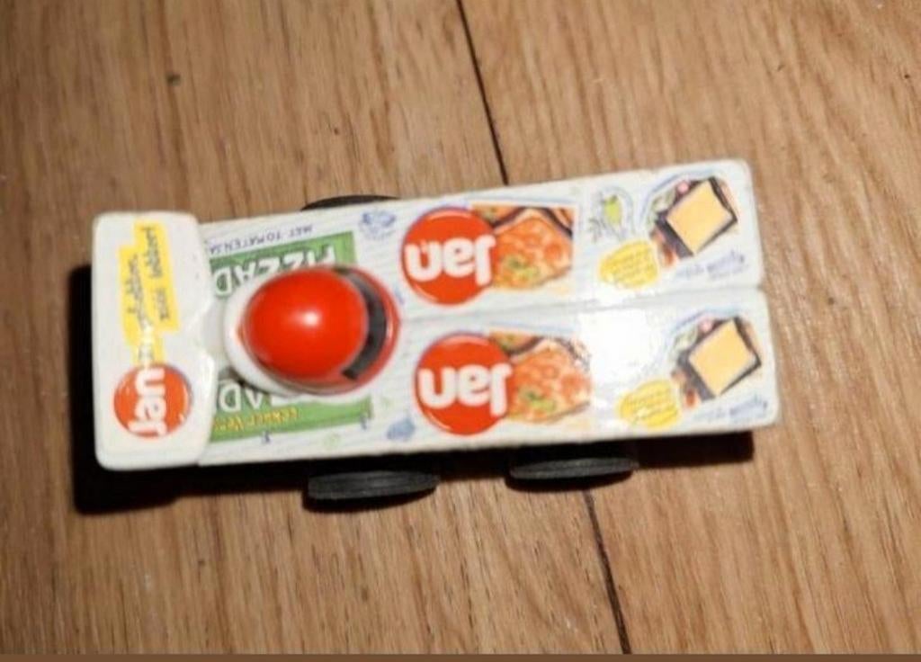 Jan Pizzadoos Reclame Auto 2020, Ophalen of Verzenden, Zo goed als nieuw, Reclamebord