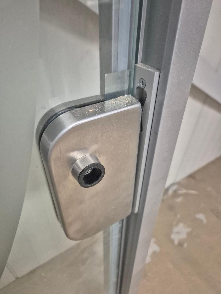 Grote partij glazen deur binnendeur met kozijn ( 540 ), Doe-het-zelf en Verbouw, Ophalen, Gebruikt, 120 cm of meer, Binnendeur