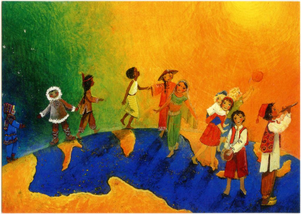 Kinder der Welt - Daniela Drescher, Verzamelen, Ophalen of Verzenden, 1980 tot heden, Ongelopen, Kinderen