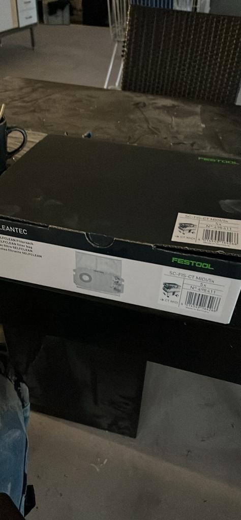 Festool stofzuigerzak nr. 498411, Ophalen of Verzenden, Zo goed als nieuw