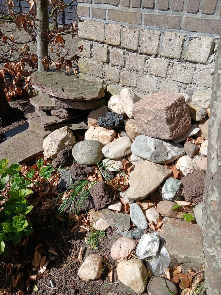 Diverse tuinrotsen en keien voor landschapsarchitectuur, Tuin en Terras, Ophalen, Overige materialen, Gebruikt, Kei
