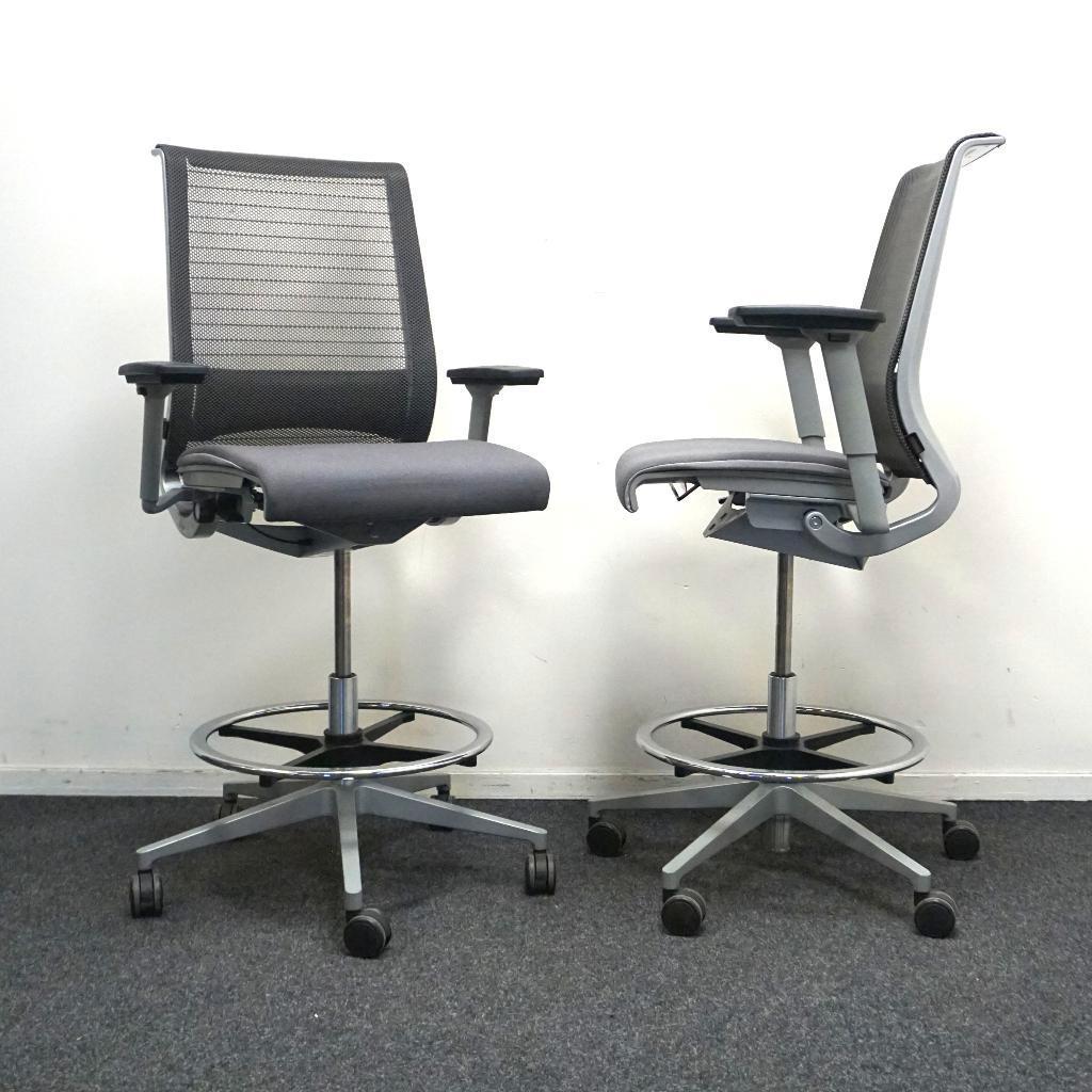 Steelcase Think V2 Baliestoelen | Ergonomisch | Grijs, Gebruikt, -, -, Ophalen of Verzenden