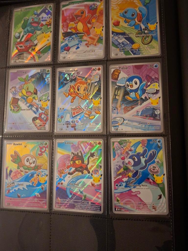 Pokémon Kaarten: Celebrations & Mega Evolution Boosters, Ophalen of Verzenden, Zo goed als nieuw, Meerdere kaarten, Foil