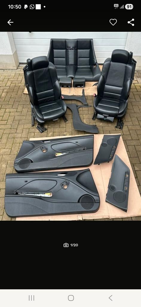 Volledig lederen interieur E46 M3 Cabrio, Ophalen, Nieuw, BMW