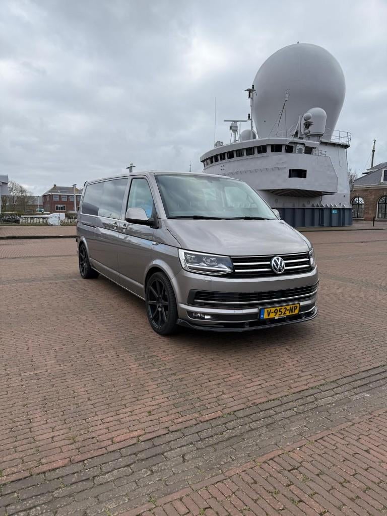Nette luxe Volkswagen Transporter 2.0TDI 110KW 2018, Auto's, Bestelauto's, Euro 5, 15 km/l, Zwart, Volkswagen