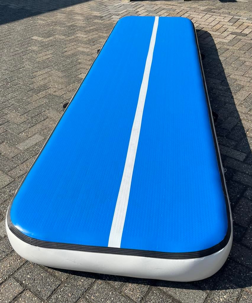 Airtrack 4 meter, Ophalen, Gebruikt, Blauw, Overige typen