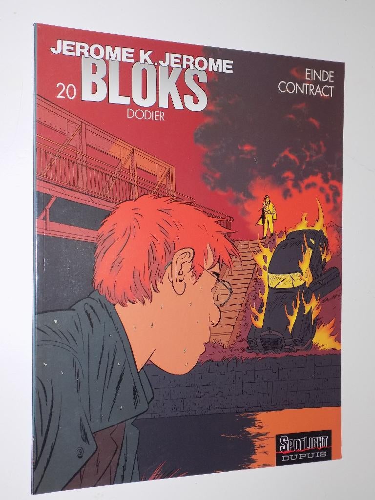 Jerome K.Jerome Bloks - 20_Einde contract, Boeken, Stripboeken, Eén stripboek, Ophalen of Verzenden, Zo goed als nieuw, Dodier