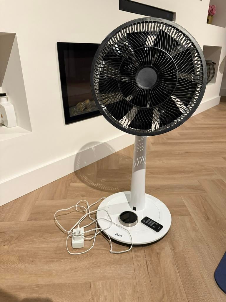 Duux Whisper stille ventilator met afstandsbediening, Witgoed en Apparatuur, Ventilatoren, Ophalen of Verzenden, Ventilator met afstandsbediening