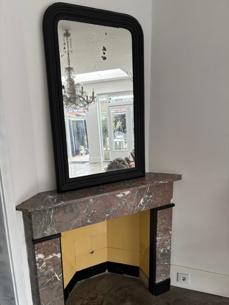 Antieke Spiegel T.e.a.b, Ophalen, Rechthoekig