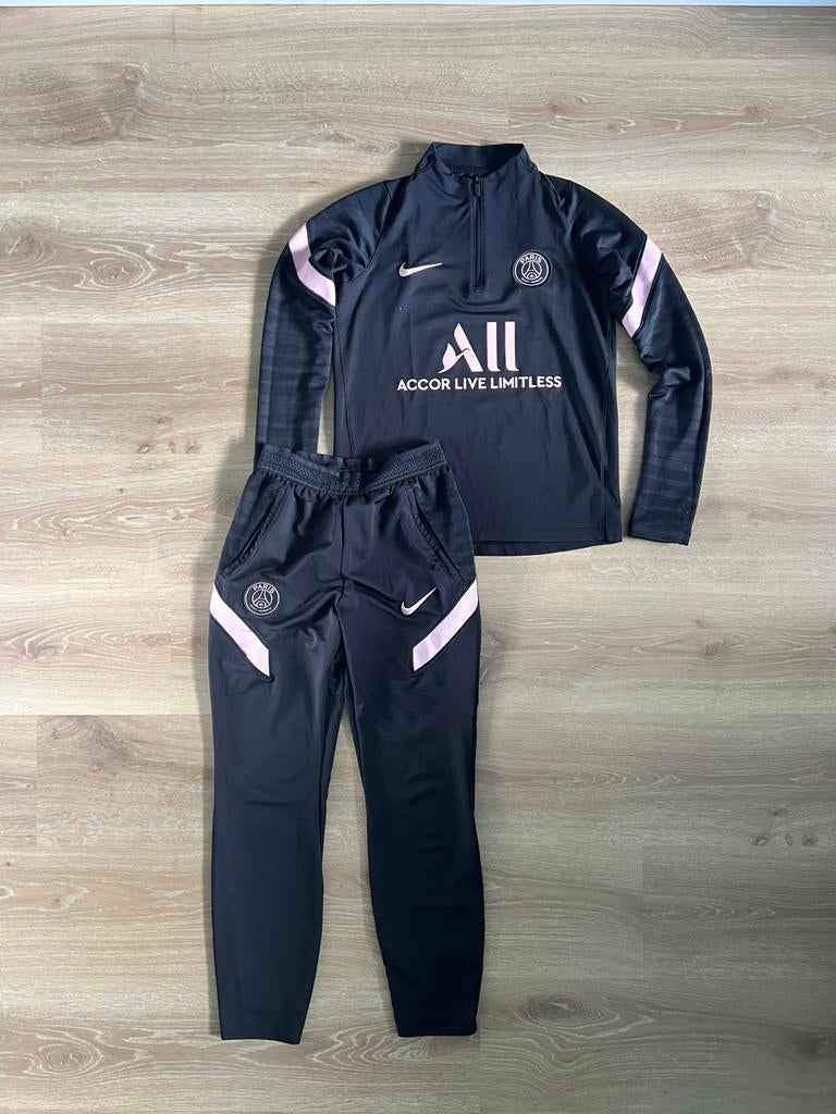 PSG zwart roze Nike trainingspak 21/22 Maat 137-147, Kinderen en Baby's, Kinderkleding | Maat 146, Jongen of Meisje, Sport- of Zwemkleding