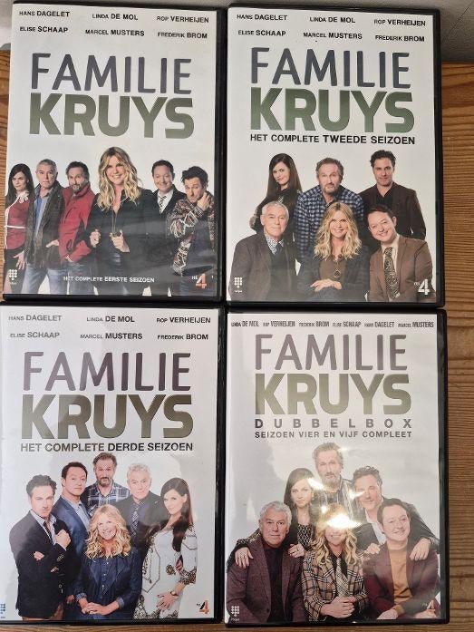 FAMILIE KRUYS - DE COMPLETE SERIE 1 T/M 5, Alle leeftijden, Boxset, Ophalen of Verzenden, Zo goed als nieuw