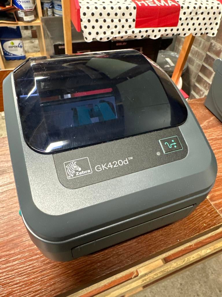 Zebra GK420d labelprinter, Computers en Software, Labelprinters, Ophalen of Verzenden, Gebruikt, Etiket