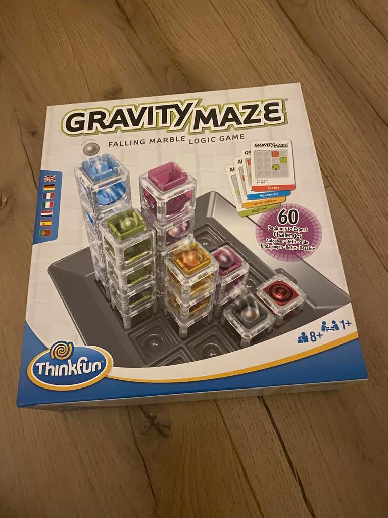 Gravity Maze: Logisch knikkerdoolhof spel van Thinkfun, Hobby en Vrije tijd, Gezelschapsspellen | Bordspellen, Een of twee spelers