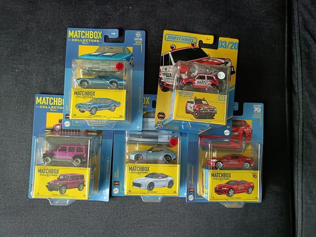 1:64 Matchbox collectors veel verschillende, S, Auto, R, Nieuw
