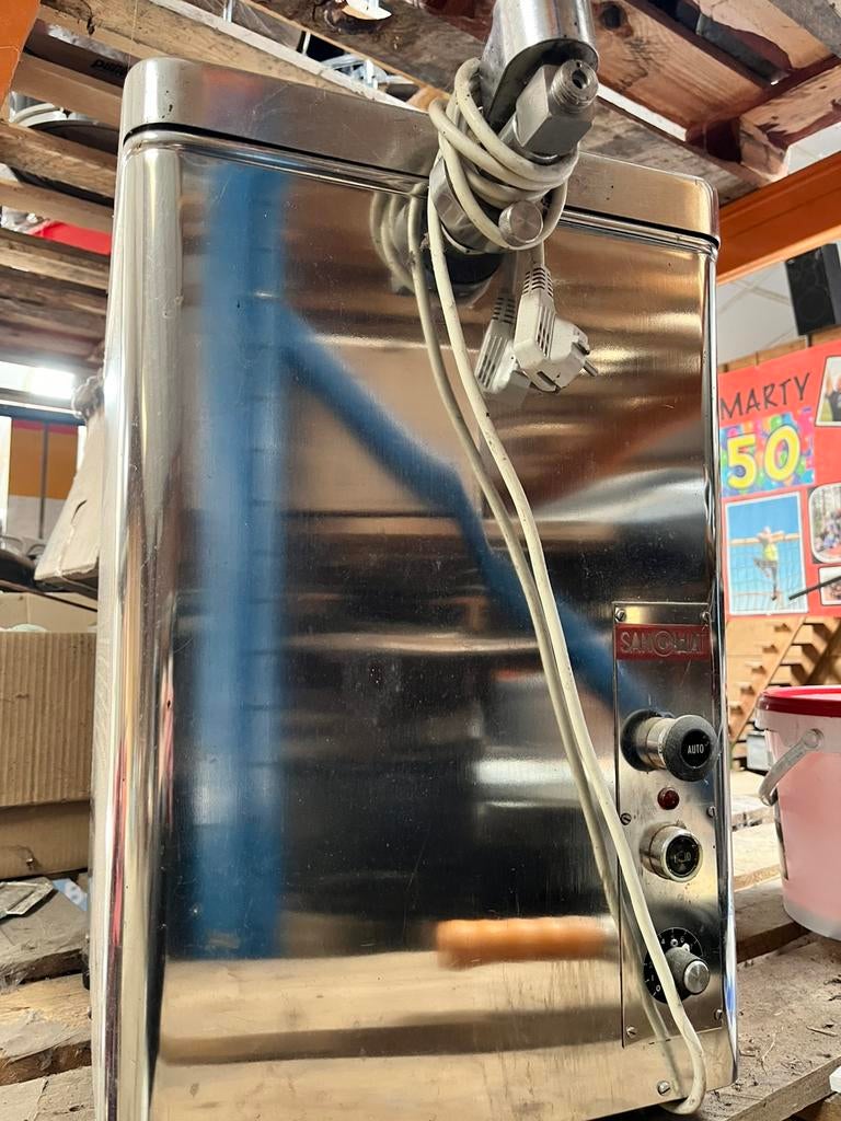 Sanomat slagroommachine, Ophalen, Gebruikt