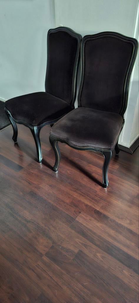 Barok Stoelen, Huis en Inrichting, Stoelen, Ophalen, Gebruikt, Barok, Zwart