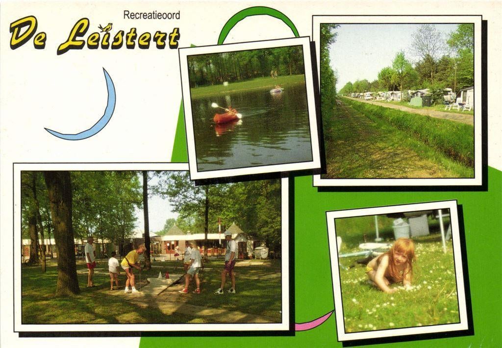 Recreatieoord De Leistert, Roggel - 4 afb - 1995 gelopen, Ophalen of Verzenden, Voor 1920, Gelopen, Noord-Brabant