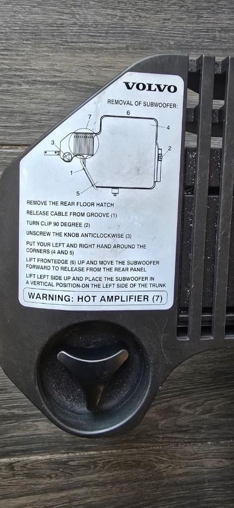 Volvo Subwoofer – V70 / XC70 / S60, Ophalen of Verzenden, Nieuw, Volvo