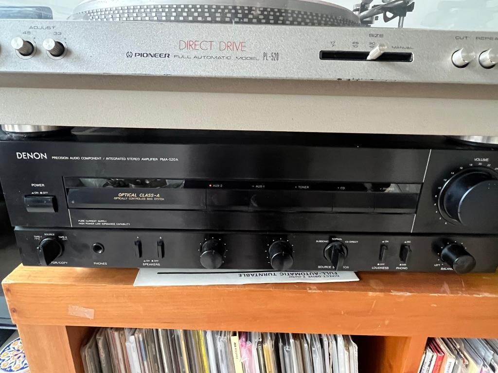 Denon PMA-520A Integrated Amplifier, Audio, Tv en Foto, Versterkers en Receivers, Ophalen, Gebruikt, Denon, 60 tot 120 watt