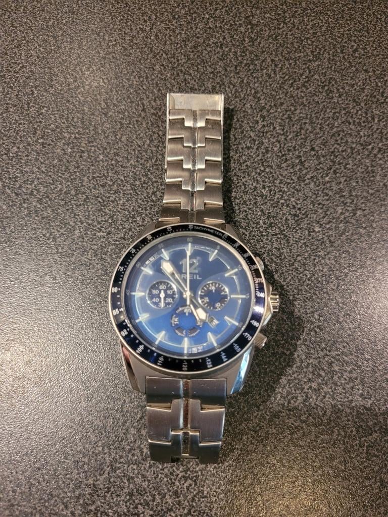 Horloge Breil waterbestendig, Staal, Staal, Polshorloge, Zo goed als nieuw