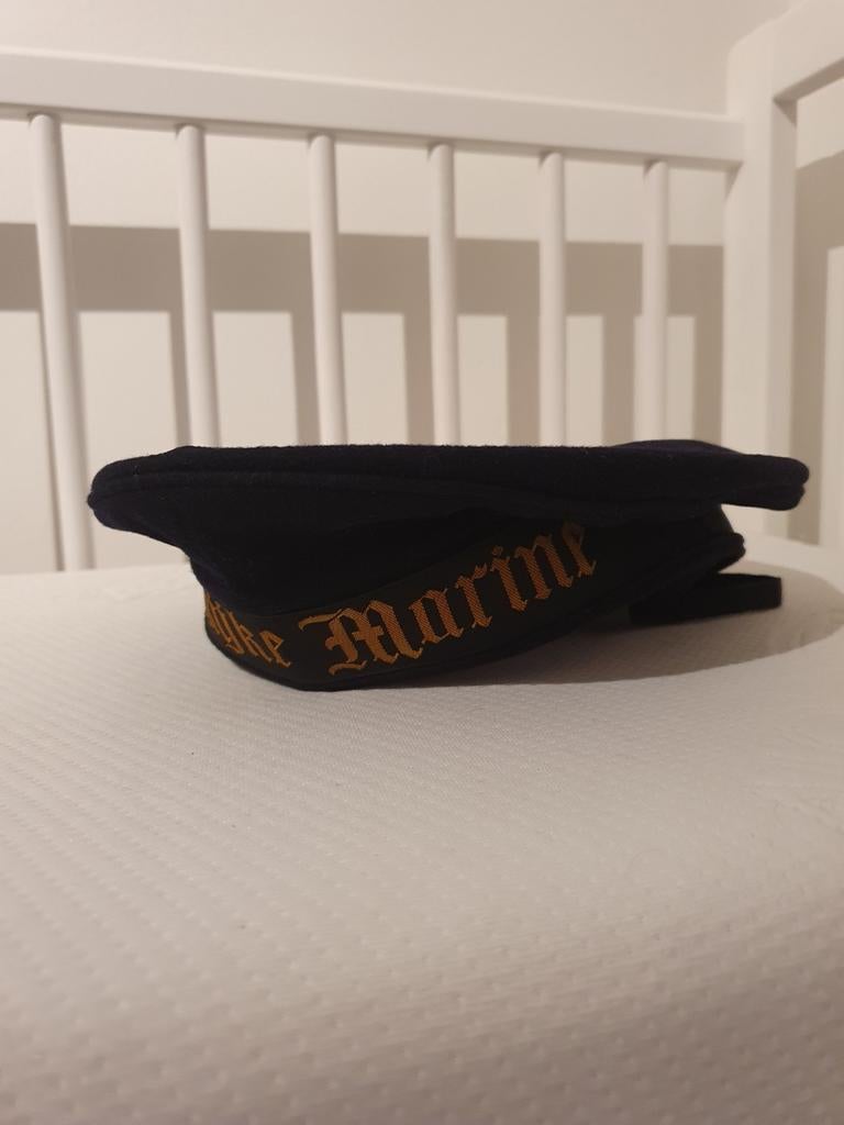 Koninklijke Marine matrozenmuts - Maat 56, Ophalen of Verzenden, Marine, Nederland, Kleding of Schoenen