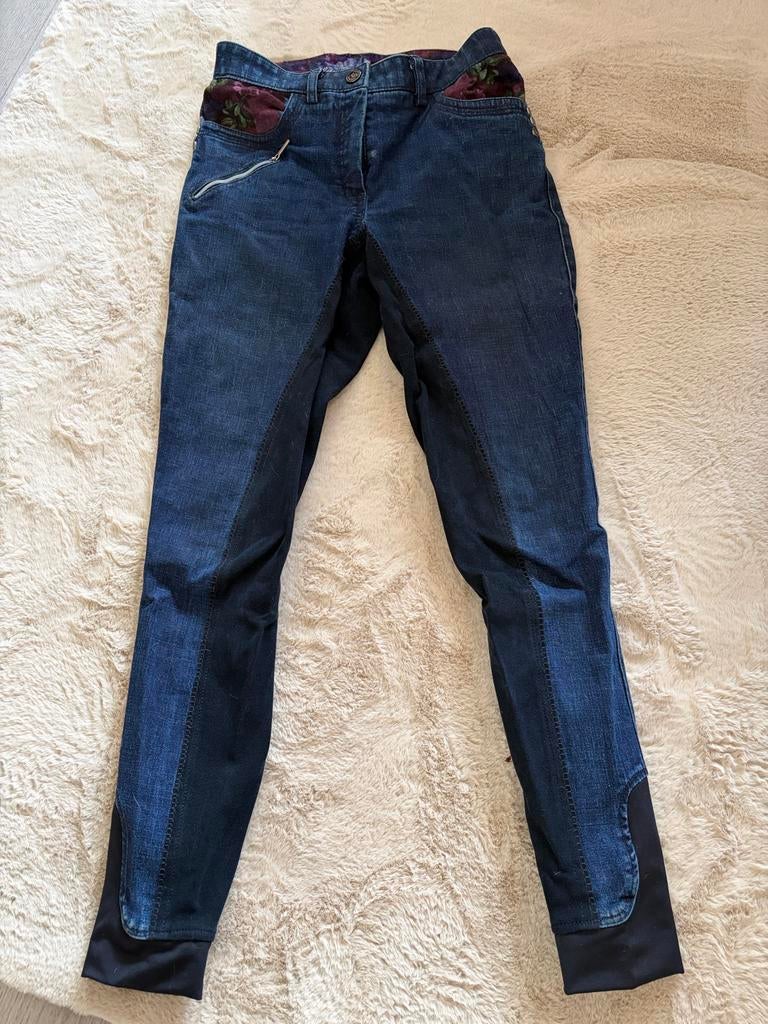 ZGAN rijbroek van Lauria Garrelli. Maat 36, Ophalen of Verzenden, Zo goed als nieuw, Dressuur