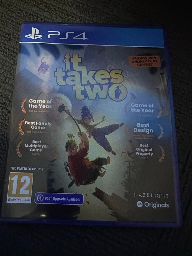 It Takes Two - PS4 (Incl. PS5 Upgrade) - Zo goed als nieuw!, Avontuur en Actie, Online, 2 spelers, Ophalen of Verzenden