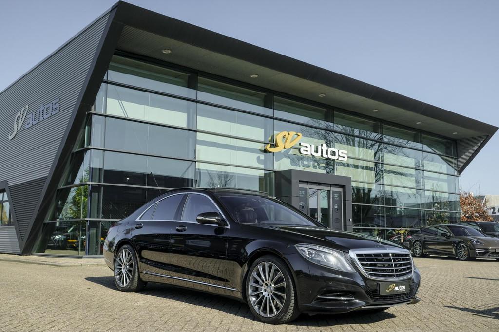 Mercedes-Benz S-klasse S500 V8 455pk 4Matic Panoramadak Trek, Gebruikt, Zwart, Vierwielaandrijving, Lichtsensor