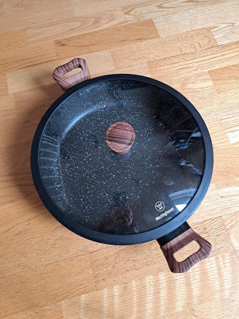 Anti aanbak hapjespan Westinghouse 33 cm, Ophalen, Overige materialen, Koekenpan of Braadpan
