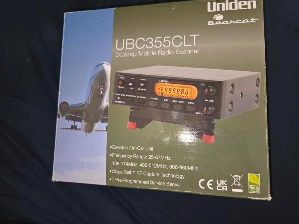 Bearcat UBC355CLT mobiele/desktop scanner Uniden als nieuw, Telecommunicatie, Scanners, Ophalen of Verzenden