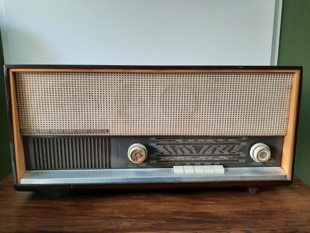 Körting buizenradio - Vintage radio, Audio, Tv en Foto, Radio's, Ophalen, Gebruikt, Radio