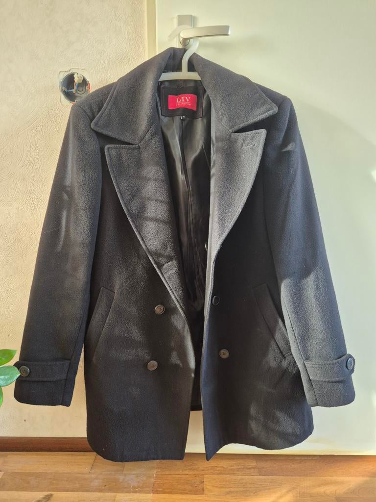 Heren jas Liv Collection maat 52, Ophalen of Verzenden, Maat 52/54 (L), Zwart