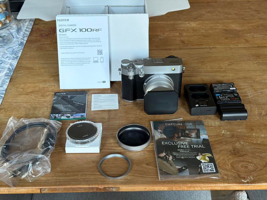 Fujifilm GFX100 RF - Nieuwstaat met doos en toebehoren, Ophalen, Compact, Zo goed als nieuw, Fuji