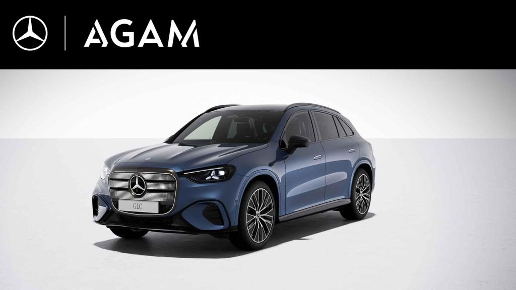 Mercedes-Benz GLC Electric 400 4MATIC Launch Edition 94 kWh, Automaat, Stof, 2000 kg, Blauw